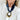 One of a kind -Crescent Horse Brass Necklace with a Jessie Zhao scarf